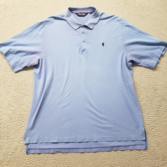 Polo Golf Other - Polo Golf Shirt‎ Mens XL Blue Pony Outdoors Casual Pima Cotton Classic Logo